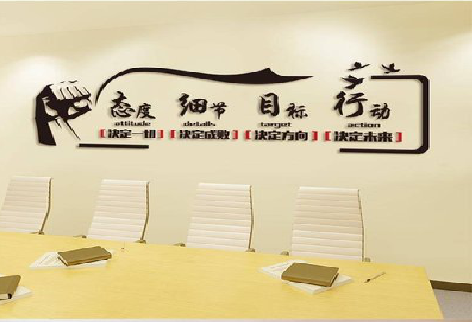 叶县企业文化墙主要展示什么？