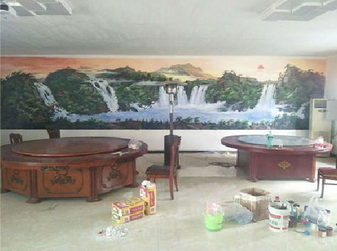 叶县墙绘-写实风景