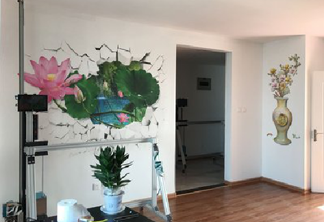 叶县墙体彩绘相比墙纸的优势。