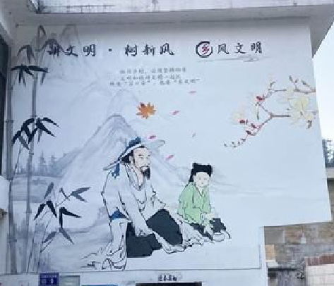 叶县分享几个墙绘保养知识。